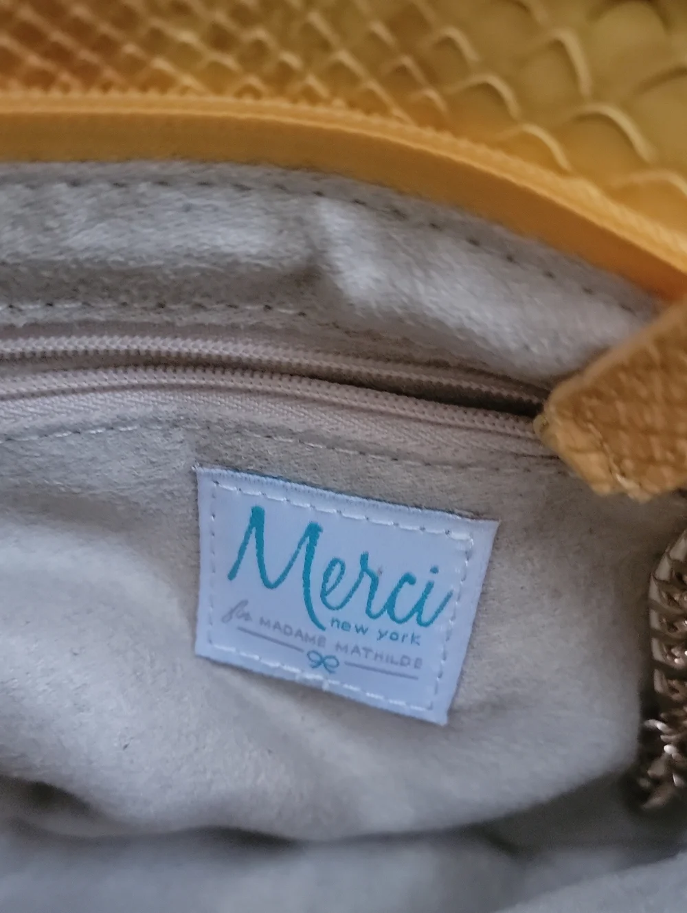 Merci New York By MADAME MATHILDE Clutch Shoulder Purse